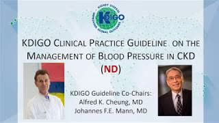 KDIGO Blood Pressure in CKD Guideline Webinar